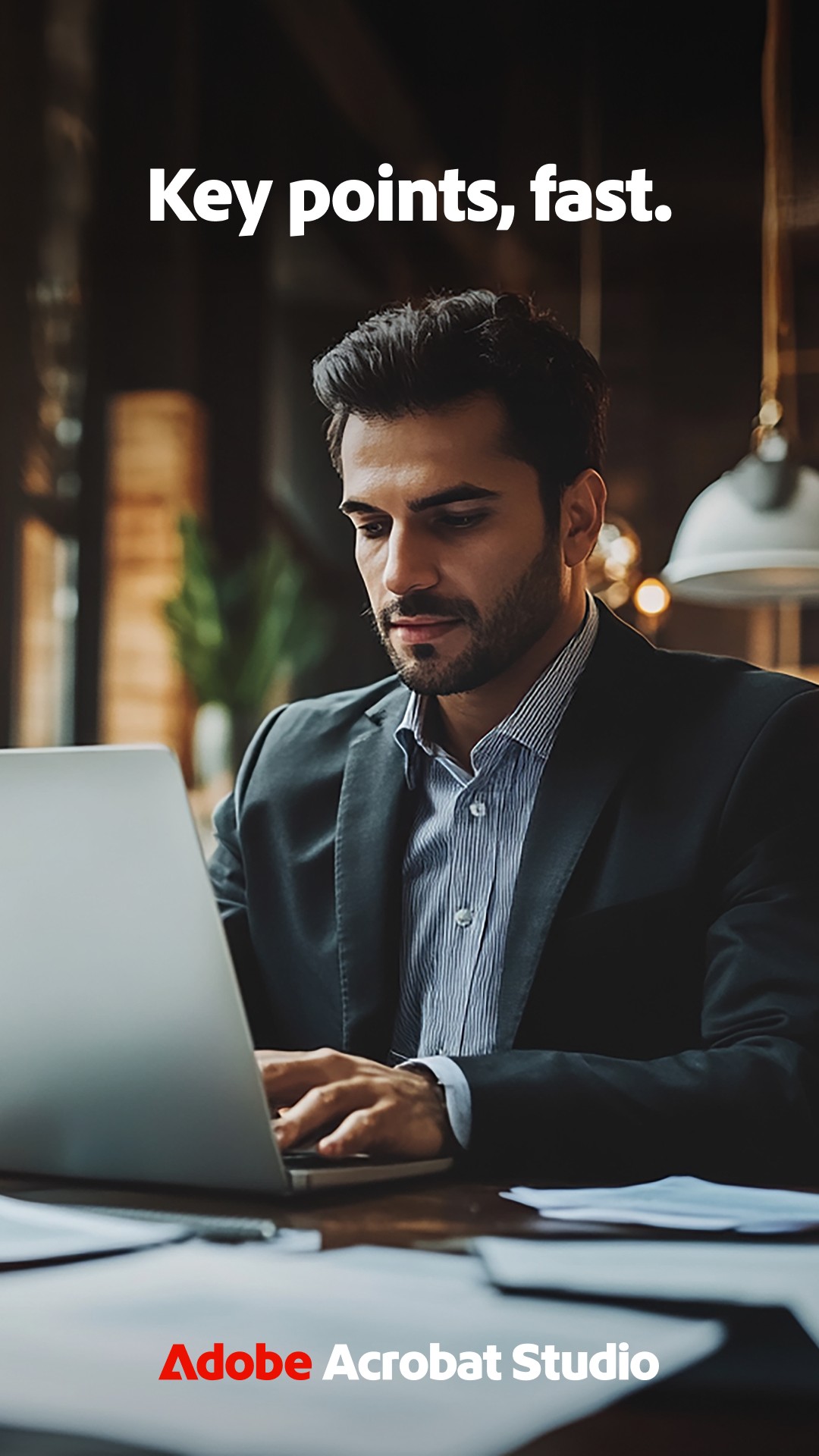 Facebook-Anzeigenmotiv von Adobe Acrobat: Get organized fast.