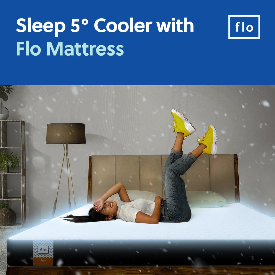 Facebook-Videoanzeigenmotiv von Flo Mattress Review: Upto 40% Off | Limited Period Offer