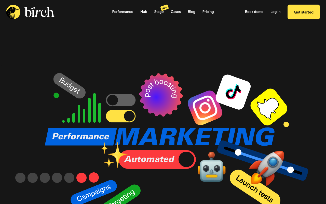 Birch (Revealbot) homepage