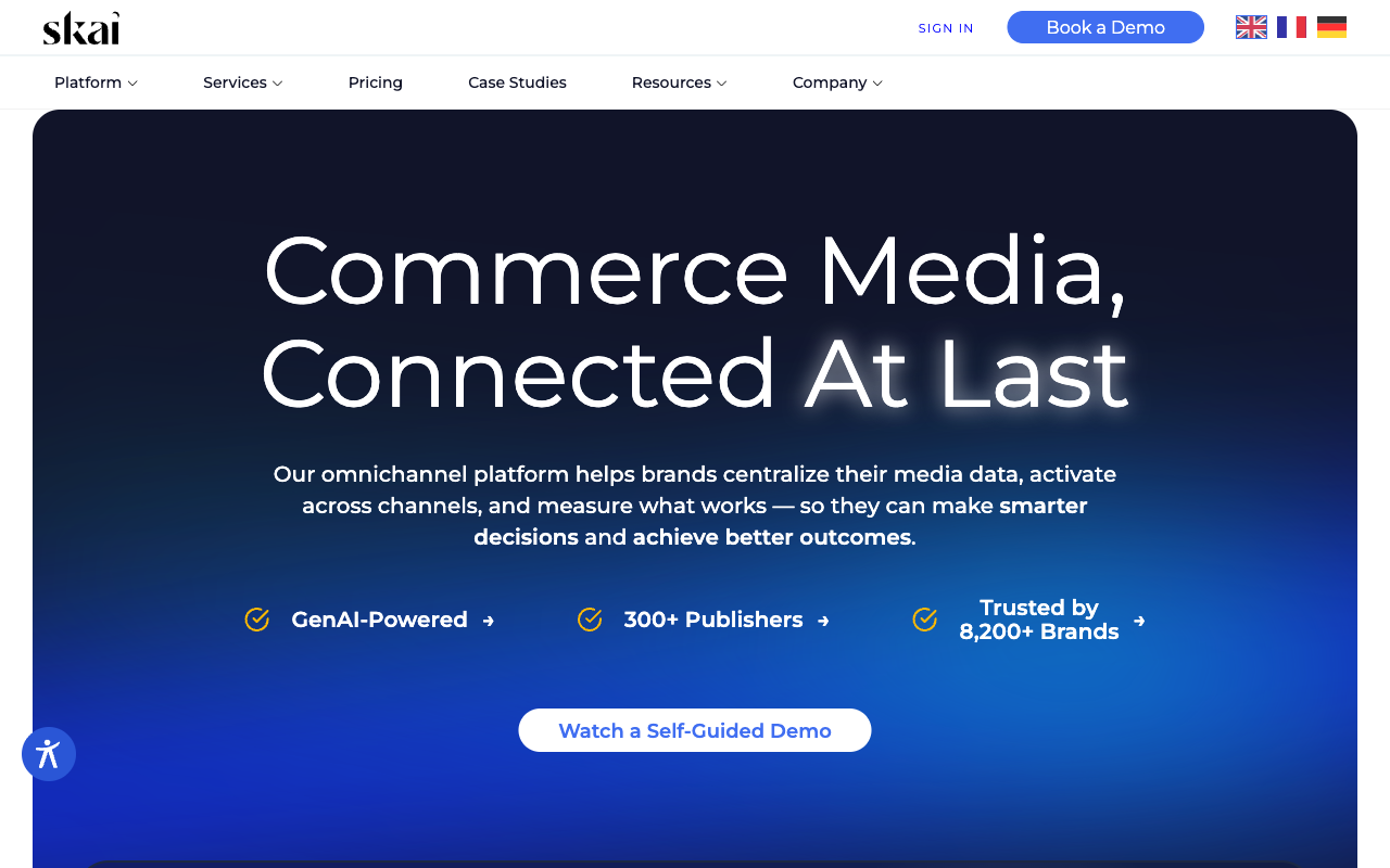 Skai homepage